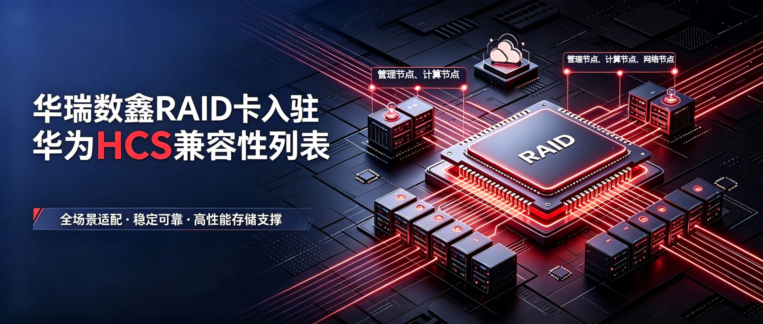 实力获认证！华瑞数鑫RAID卡入驻华为HCS兼容性列表